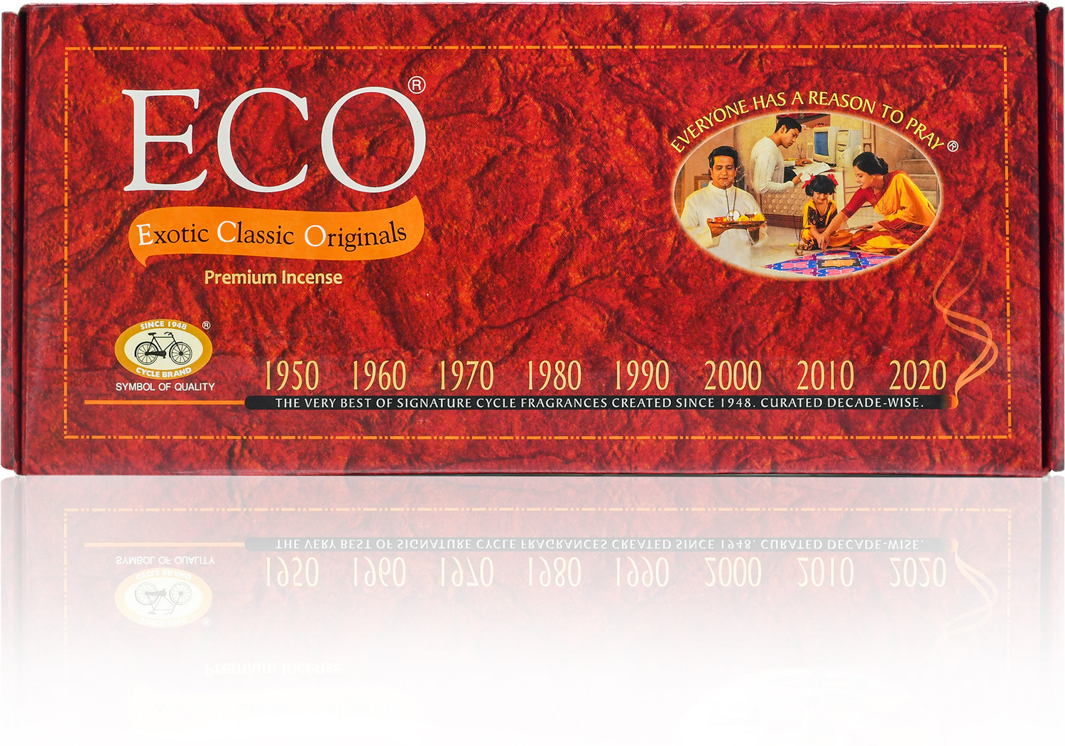 Image of Cycle Pure ECO Classic Handcrafted Incense Sticks Floral, Woody, Herbal, Rose, Sandal, Earthy, Fresh (175 g, Set of 3)