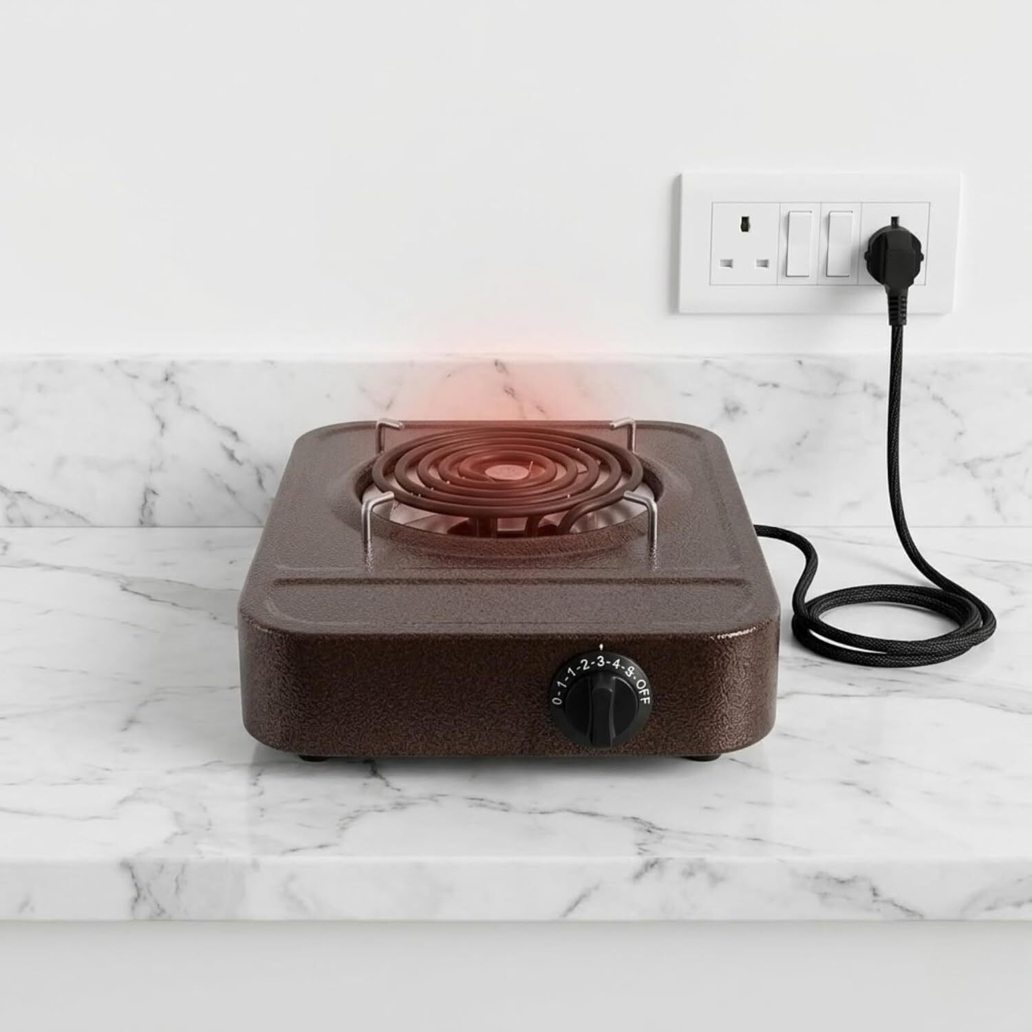 Image of DRUMSTONE 2000 W Induction Cooktop Touch Panel (Black, 2000W Induction, Intuitive Touch Ideal for Everyday Cooking - 15 Years Warranty)