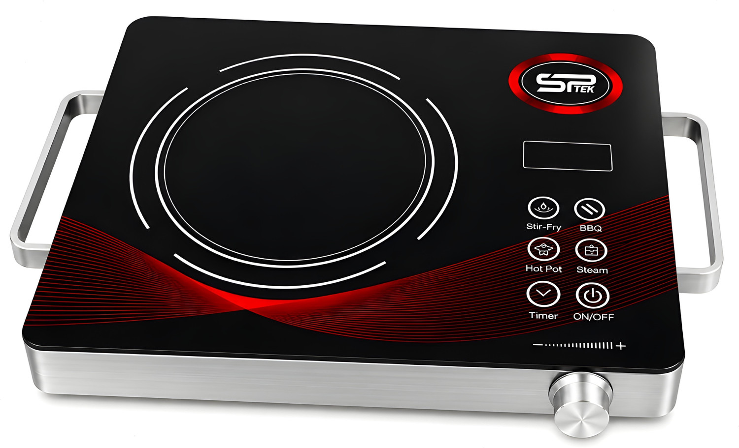 Image of SUPERLEX 2200 W Infrared Cooktop Touch Panel (Black, Grill,Sensor Touch & Universal Utansil Compatibility)
