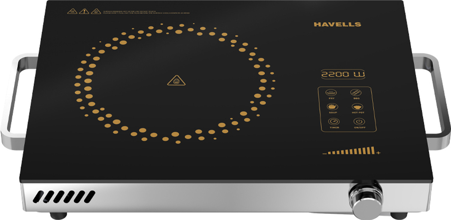 Image of SUPERLEX 2200 W Infrared Cooktop Touch Panel (Black, Grill,Sensor Touch & Universal Utansil Compatibility)