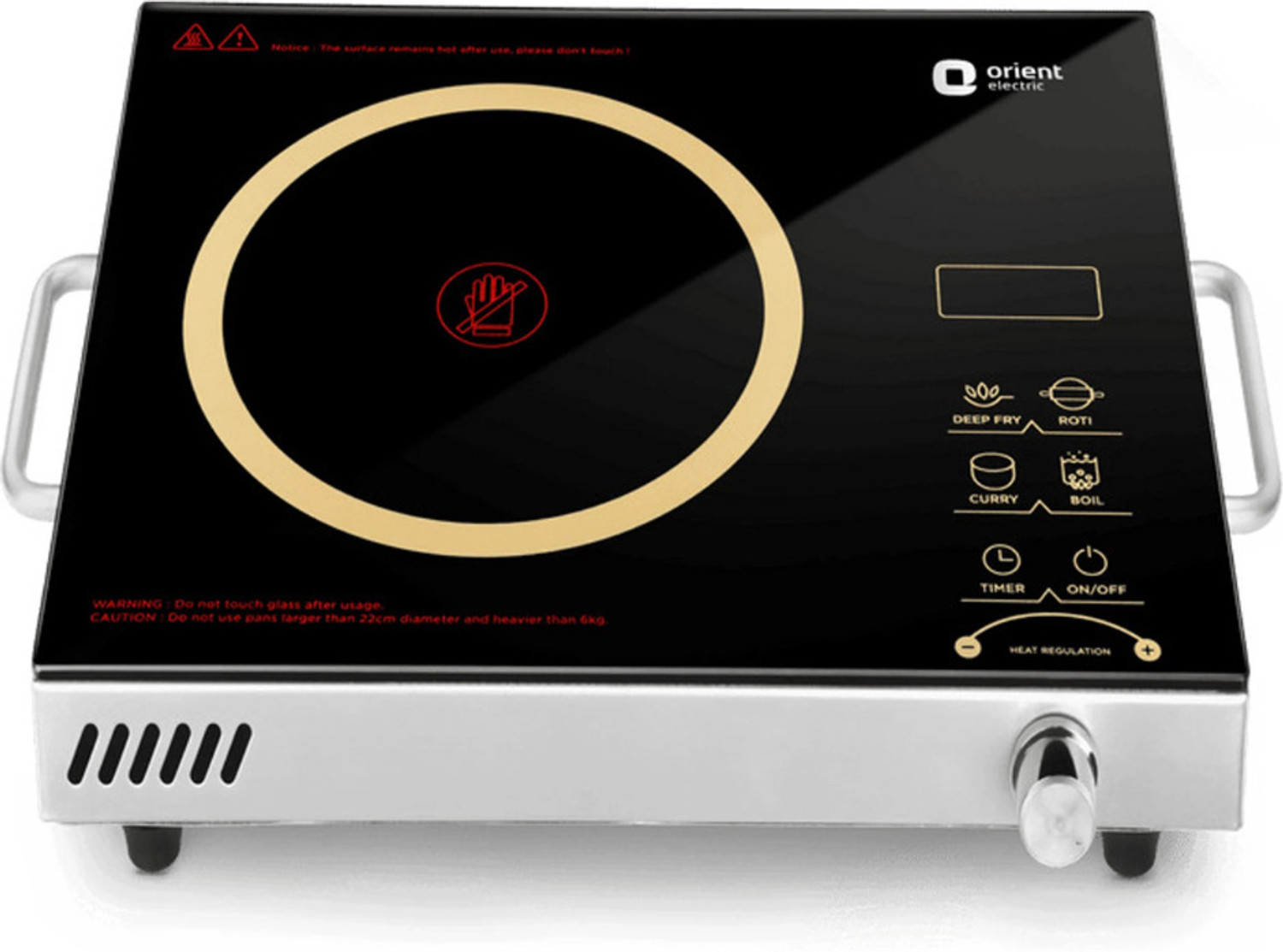 Image of BPL 2200 W Infrared Cooktop Touch Panel (Black, 24022)