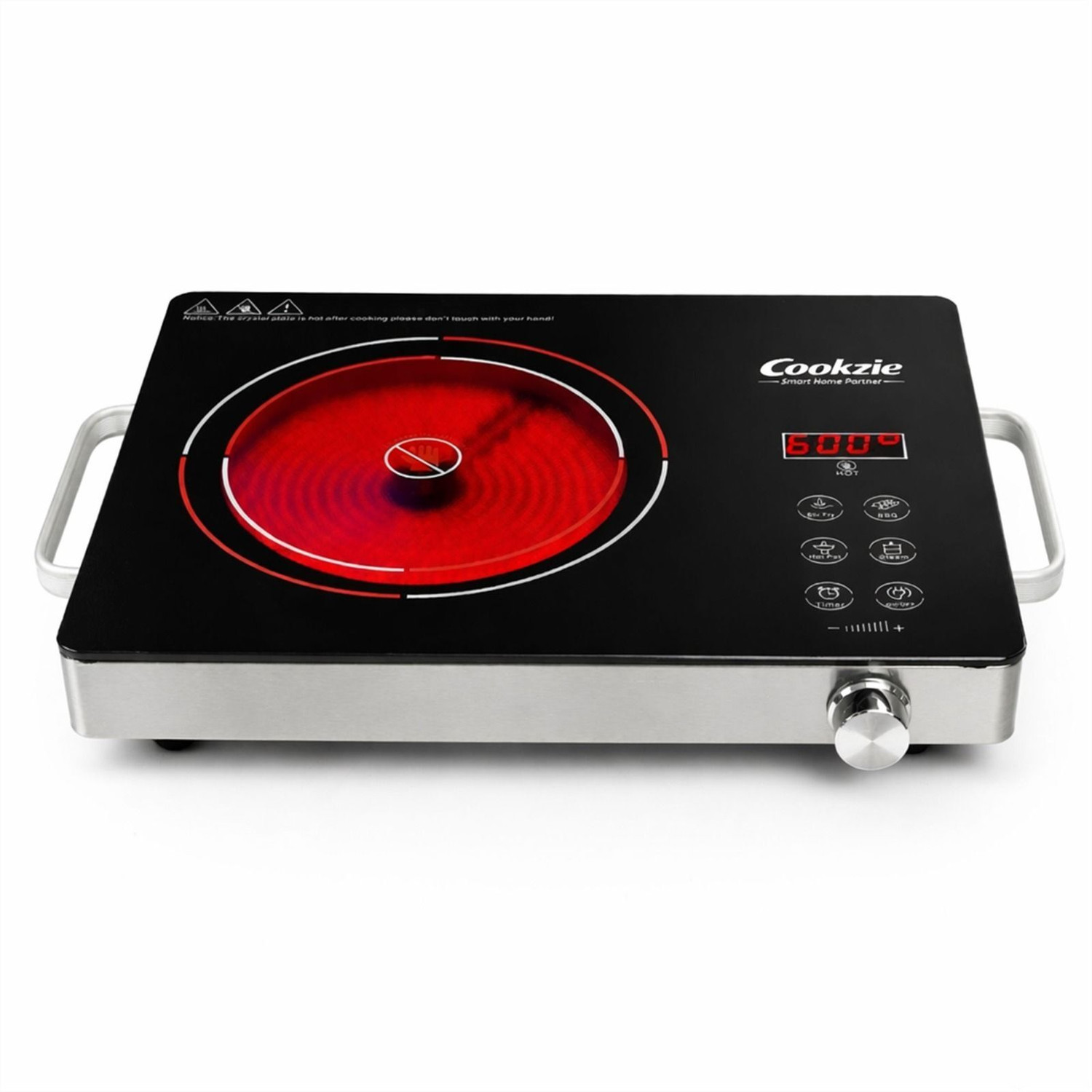 Image of SUPERLEX 2200 W Infrared Cooktop Touch Panel (Black, Grill,Sensor Touch & Universal Utansil Compatibility)