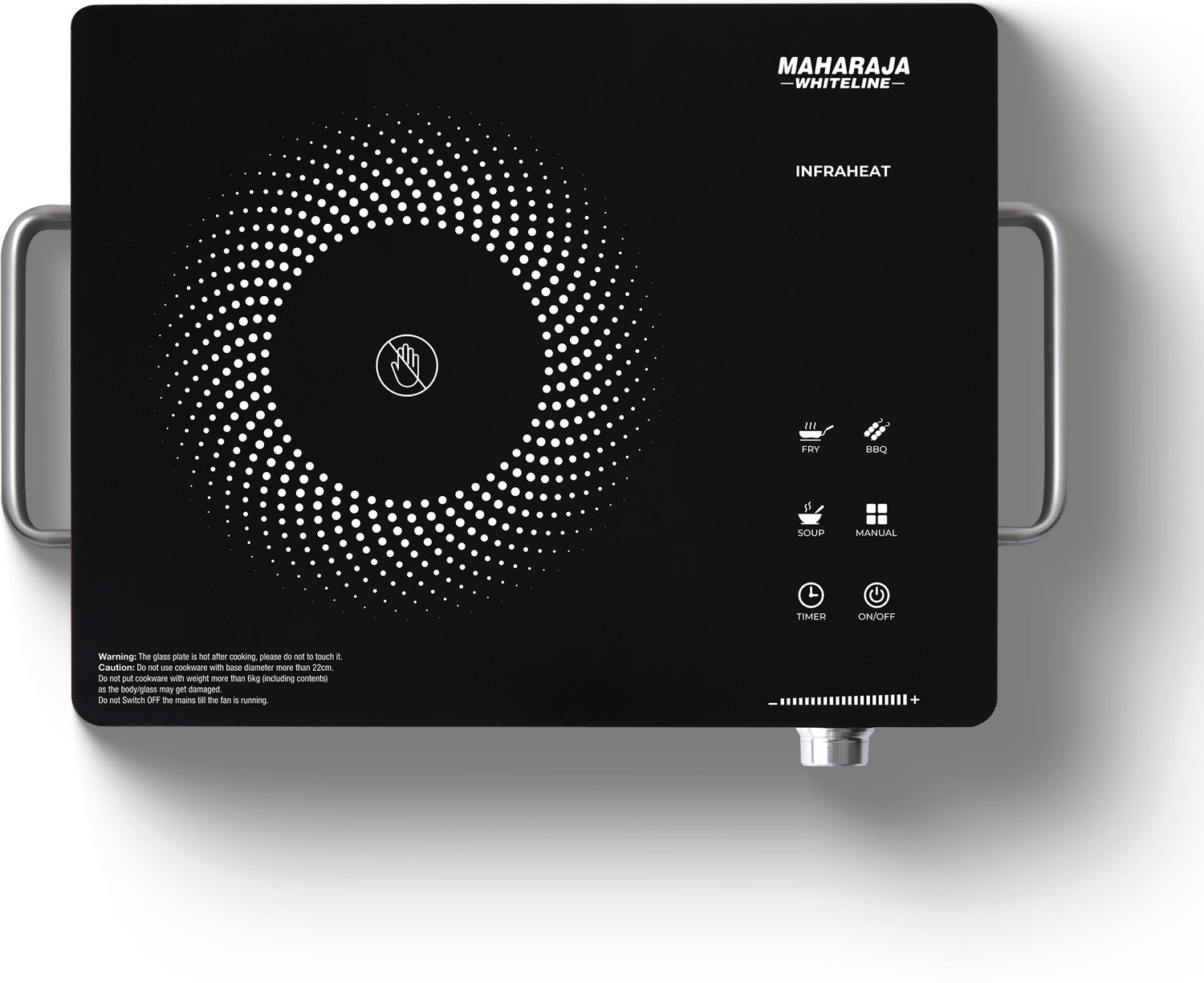 Image of BPL 2200 W Infrared Cooktop Touch Panel (Black, 24022)