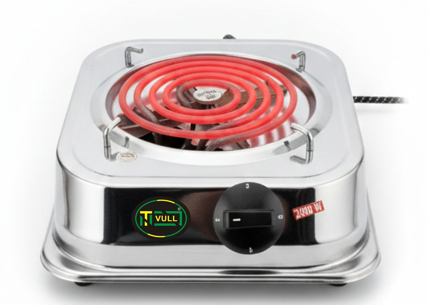 Image of BESTHOT 2000 W Induction Cooktop Push Button (Silver, Cooking Induction 12)