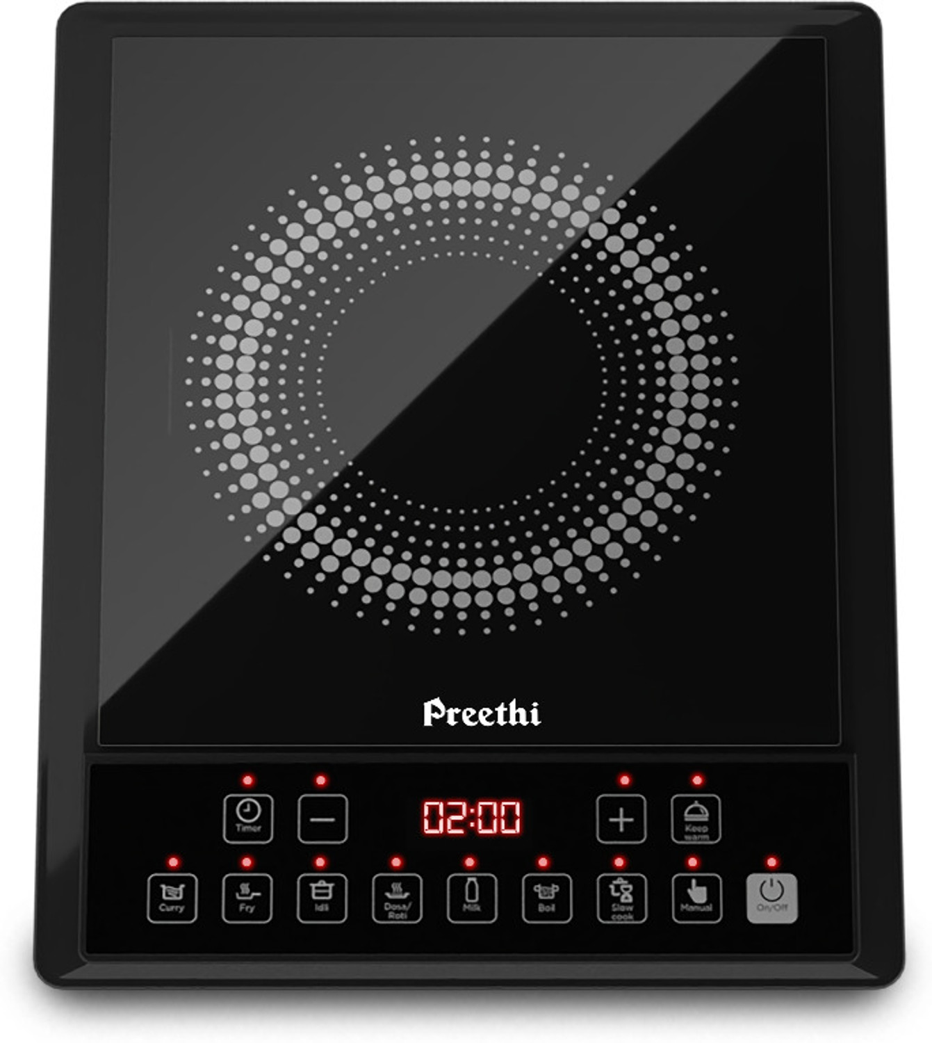 Preethi 2100 W Induction Cooktop Touch Panel