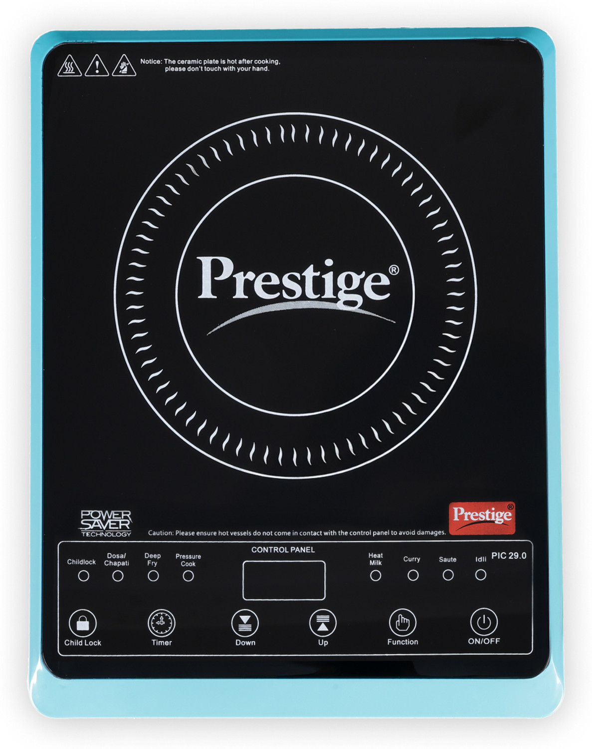 Image of MILTON 1600 W Induction Cooktop Push Button (Black, Premium-16 1600 Watt Auto Shut-Off)