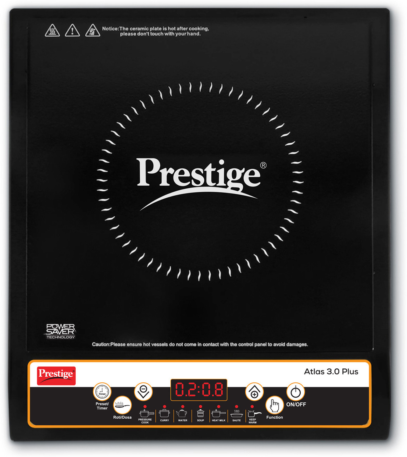 Prestige Atlas 3.0 Plus Induction Cooktop – 1800W Touch