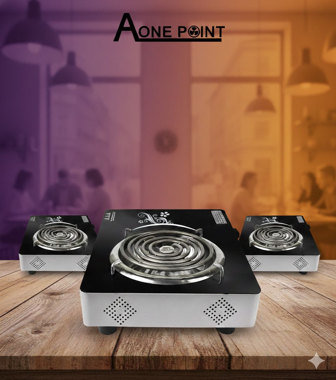 Image of USHA 2000 W Induction Cooktop Touch Panel (Black, INDUCTION COOKTOP IC-CJ2000WTC Pack Of 3)