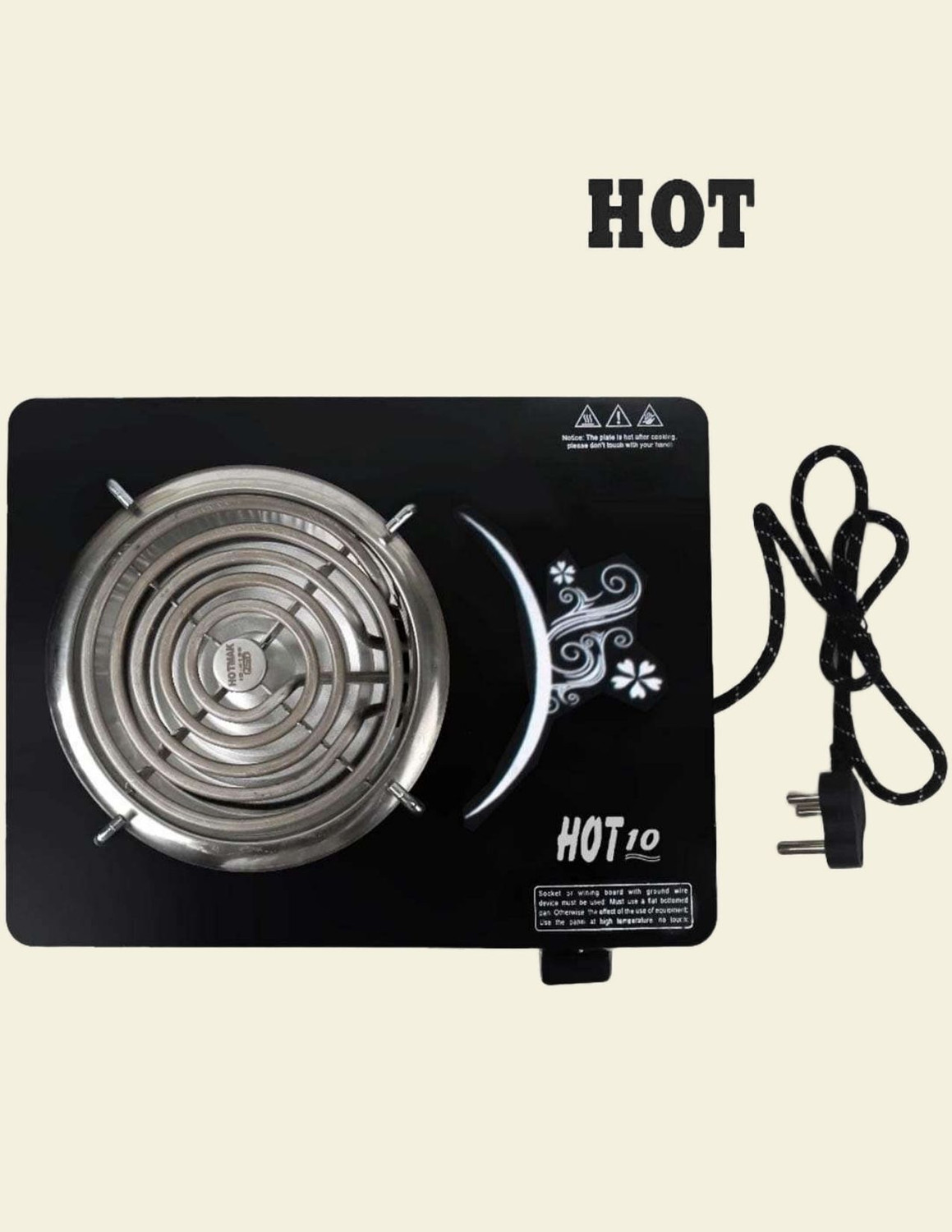 Image of BESTHOT 2000 W Induction Cooktop Push Button (Silver, Cooking Induction 12)