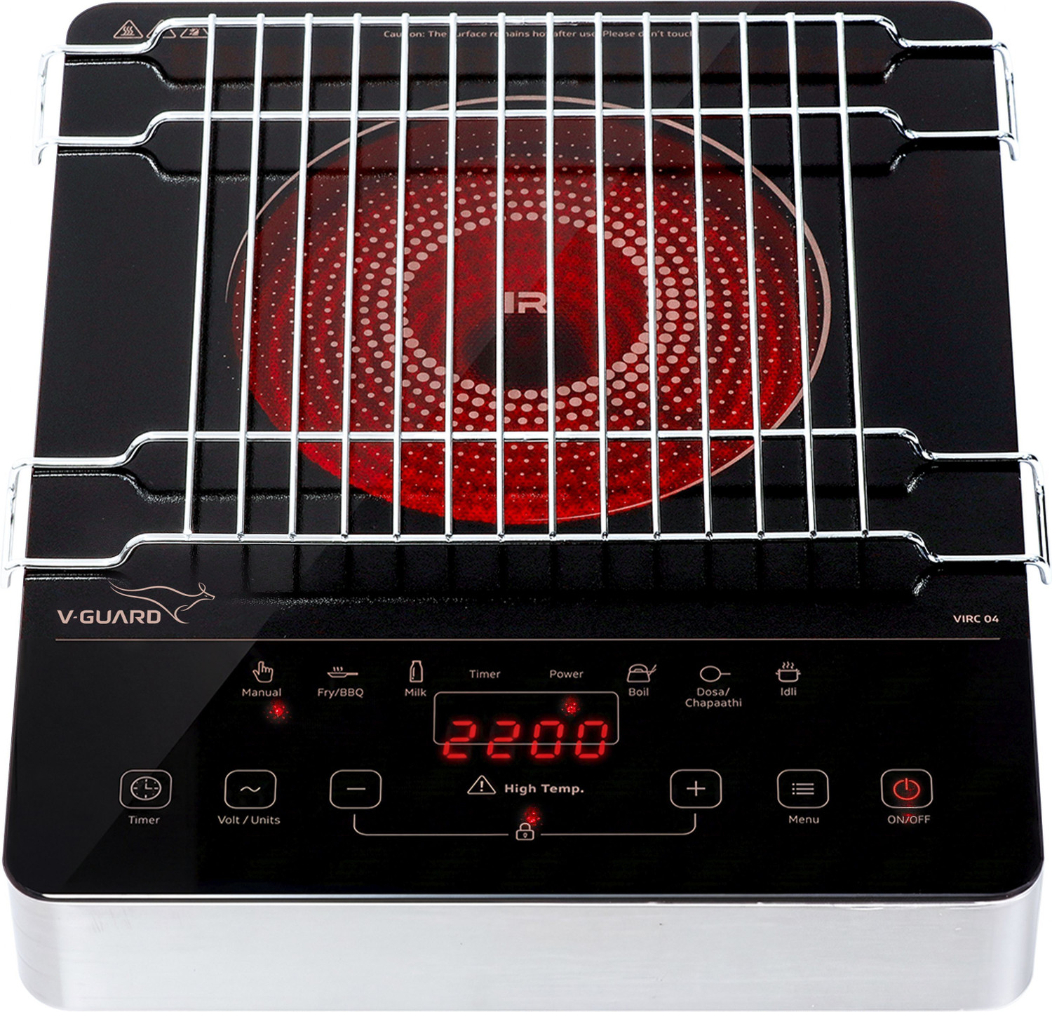 Image of BPL 2200 W Infrared Cooktop Touch Panel (Black, 24022)