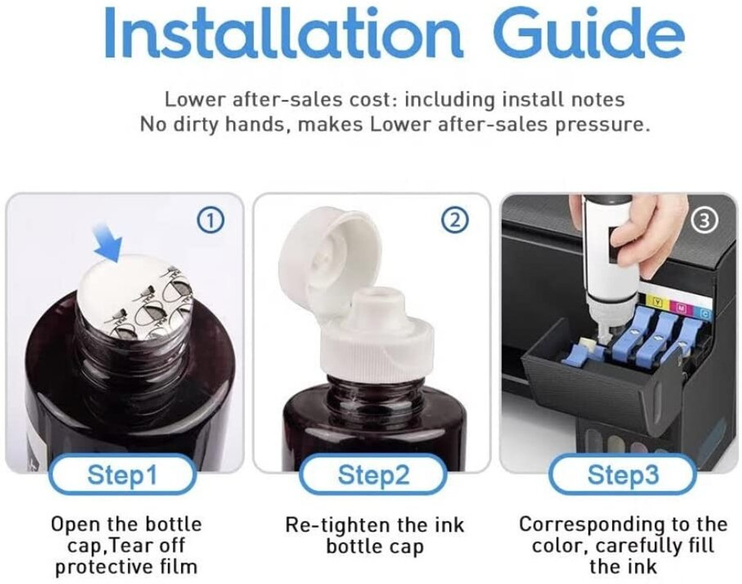 Image of Spherix HP Ink Tank 5810, 310, 315, 319, 410, 415,GT5810, GT5820, GT5811, GT5821, GT5822 Black - Twin Pack Ink Bottle