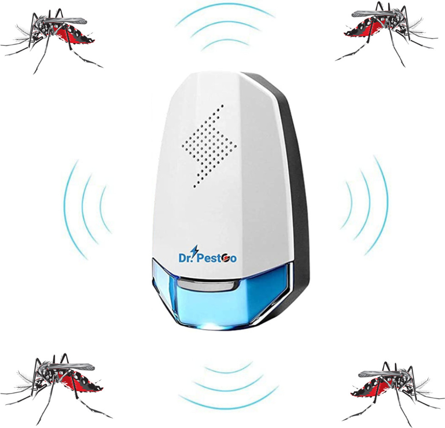 Image of KROOH Insect Killer UV Bug Zapper /Catcher for Home & Office Restaurant Use Pest killer Electric Insect Killer Indoor, Outdoor (Suction Trap)