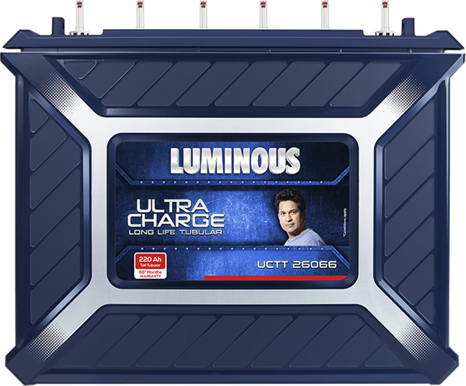 Luminous UCTT 26066 Tubular Inverter Battery – 260 Ah, ₹21,499
