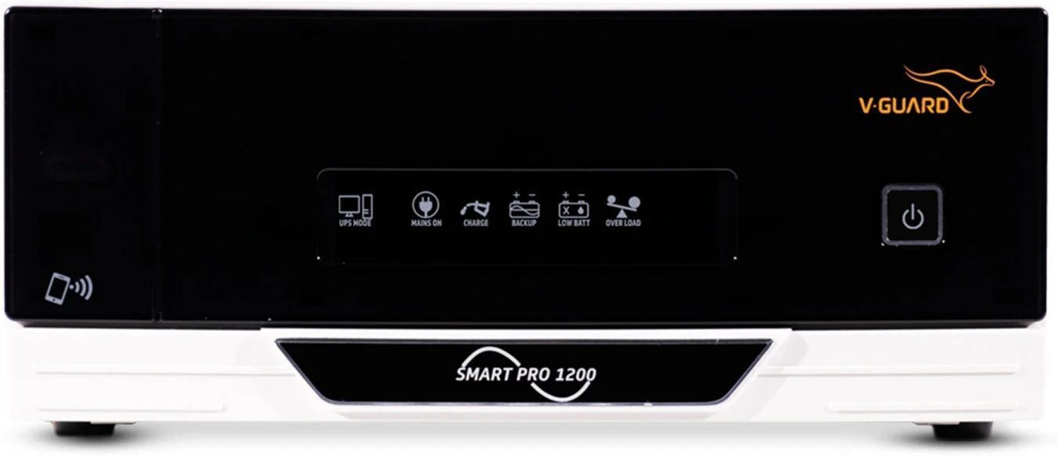 V-Guard Smart Pro 1200 With Bluetooth Connectivity (Free Installation) Pure Sine Wave Inverter