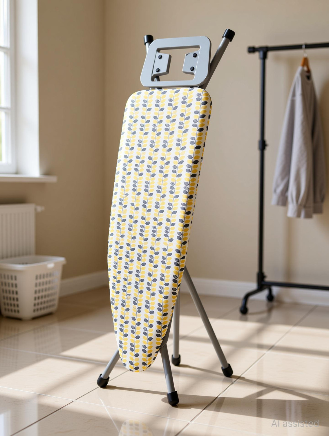 Tidy Homz Nile Portable Ironing Board with Folded Legs & Height Adjust
