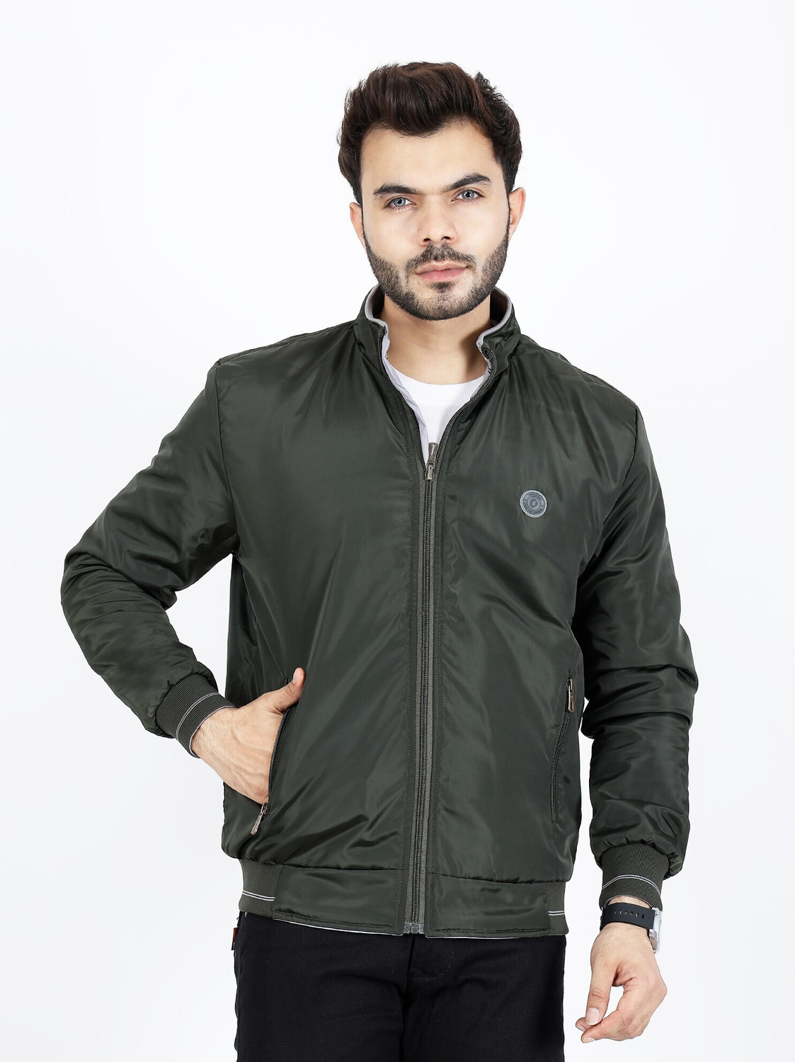 Dollar Full Sleeve Solid Men Jacket