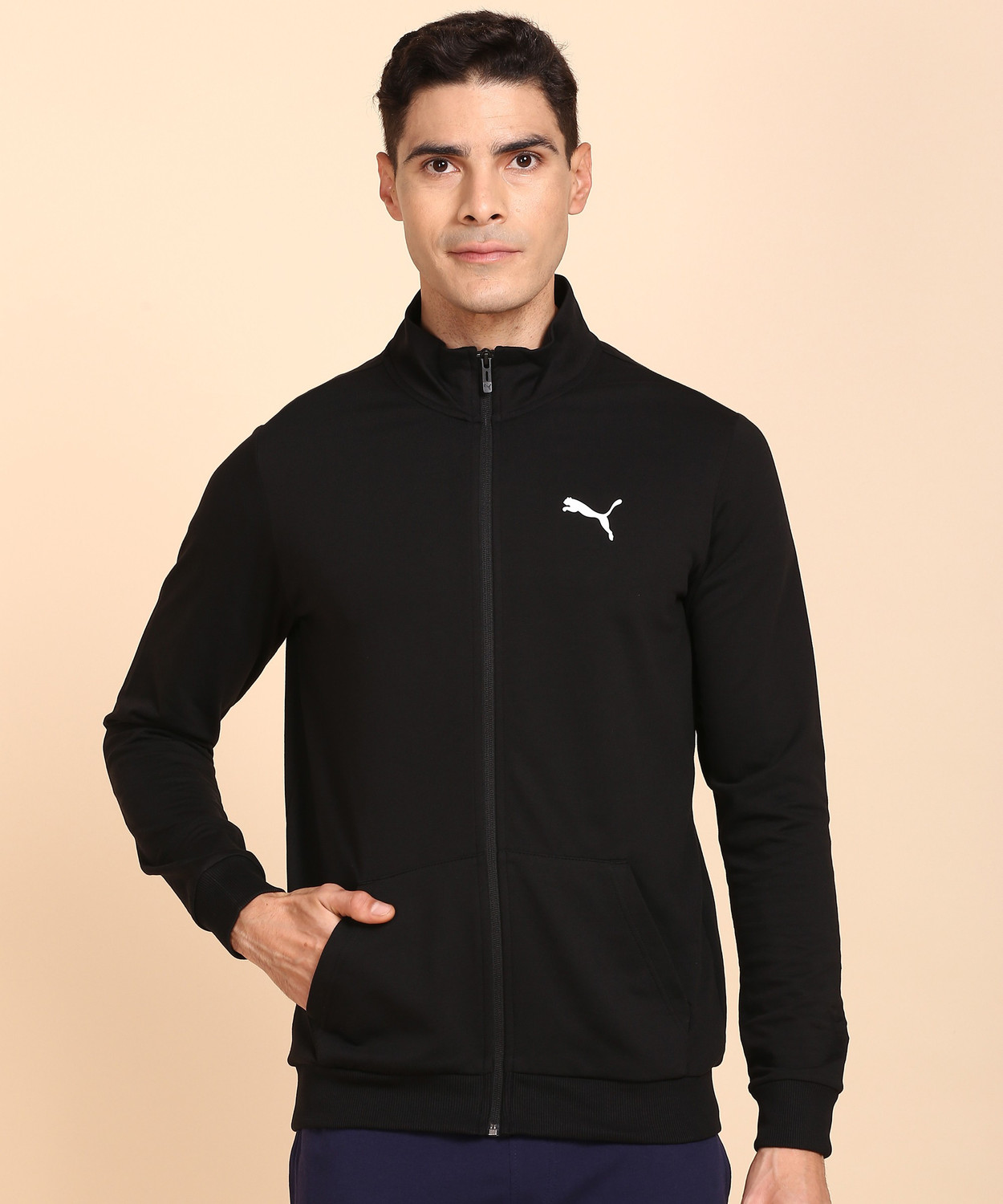 India Sweat I Full Sleeve Solid Men Casual Jacket