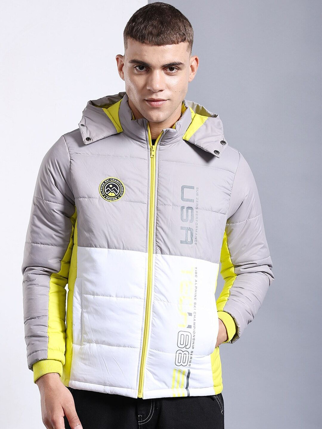 The Indian Garage Co. Full Sleeve Colorblock Men Jacket
