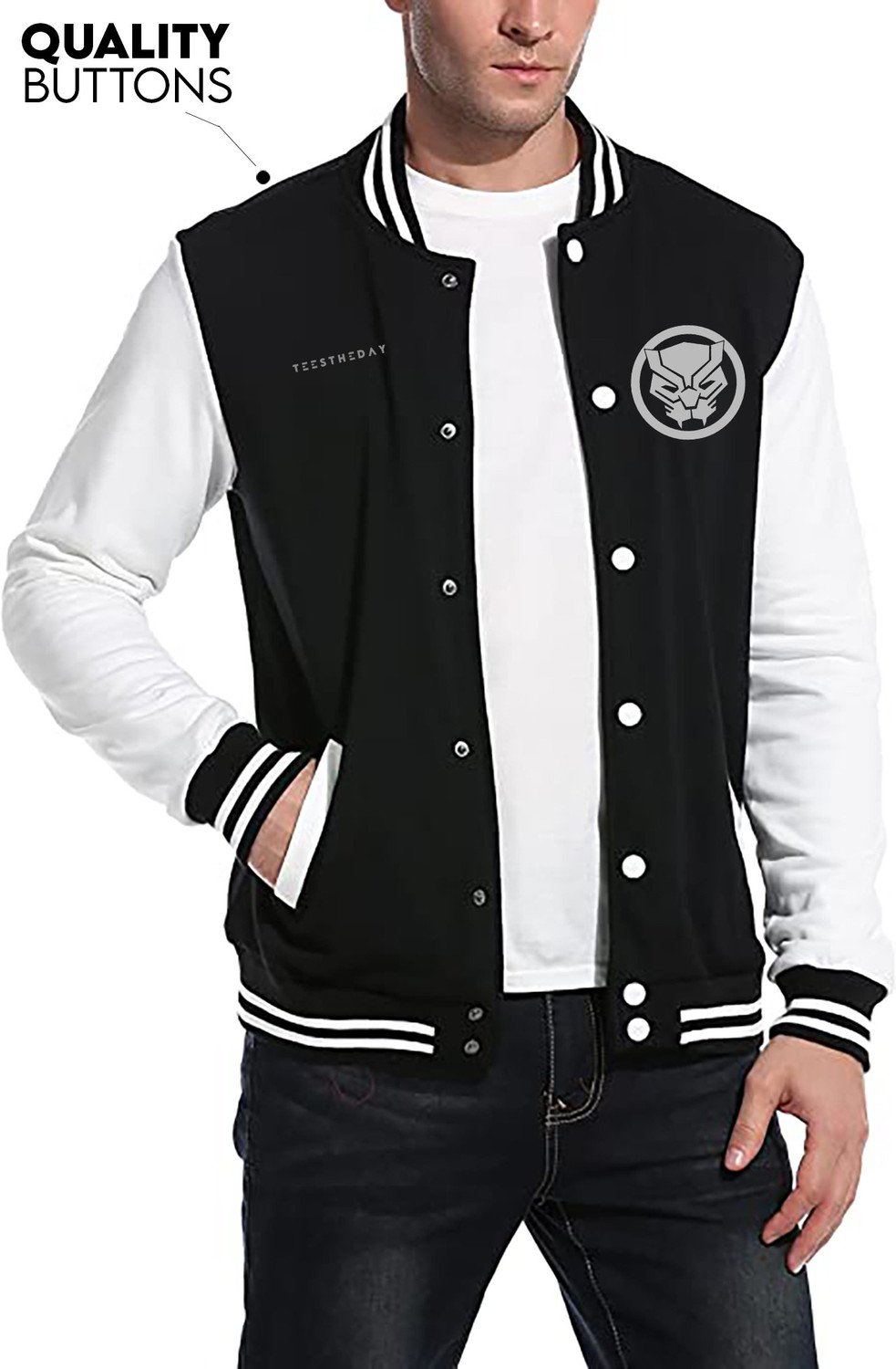 Image of TeesTheDay Full Sleeve Solid Men Jacket