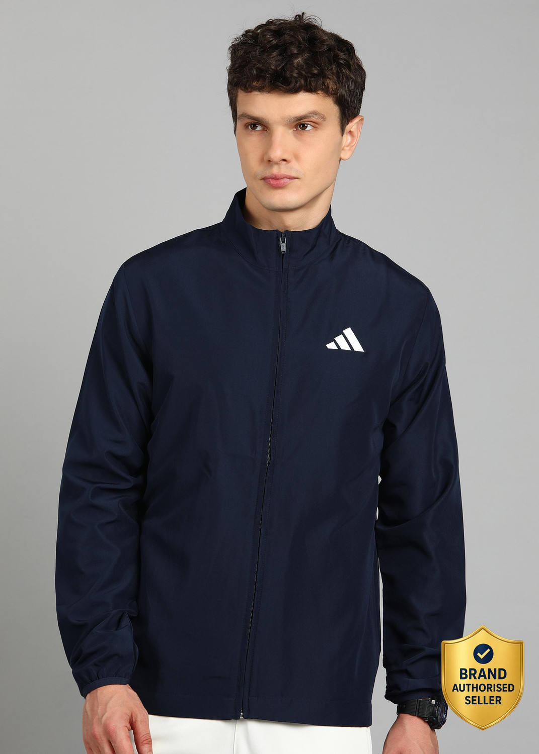 ADIDAS Full Sleeve Solid Men Jacket