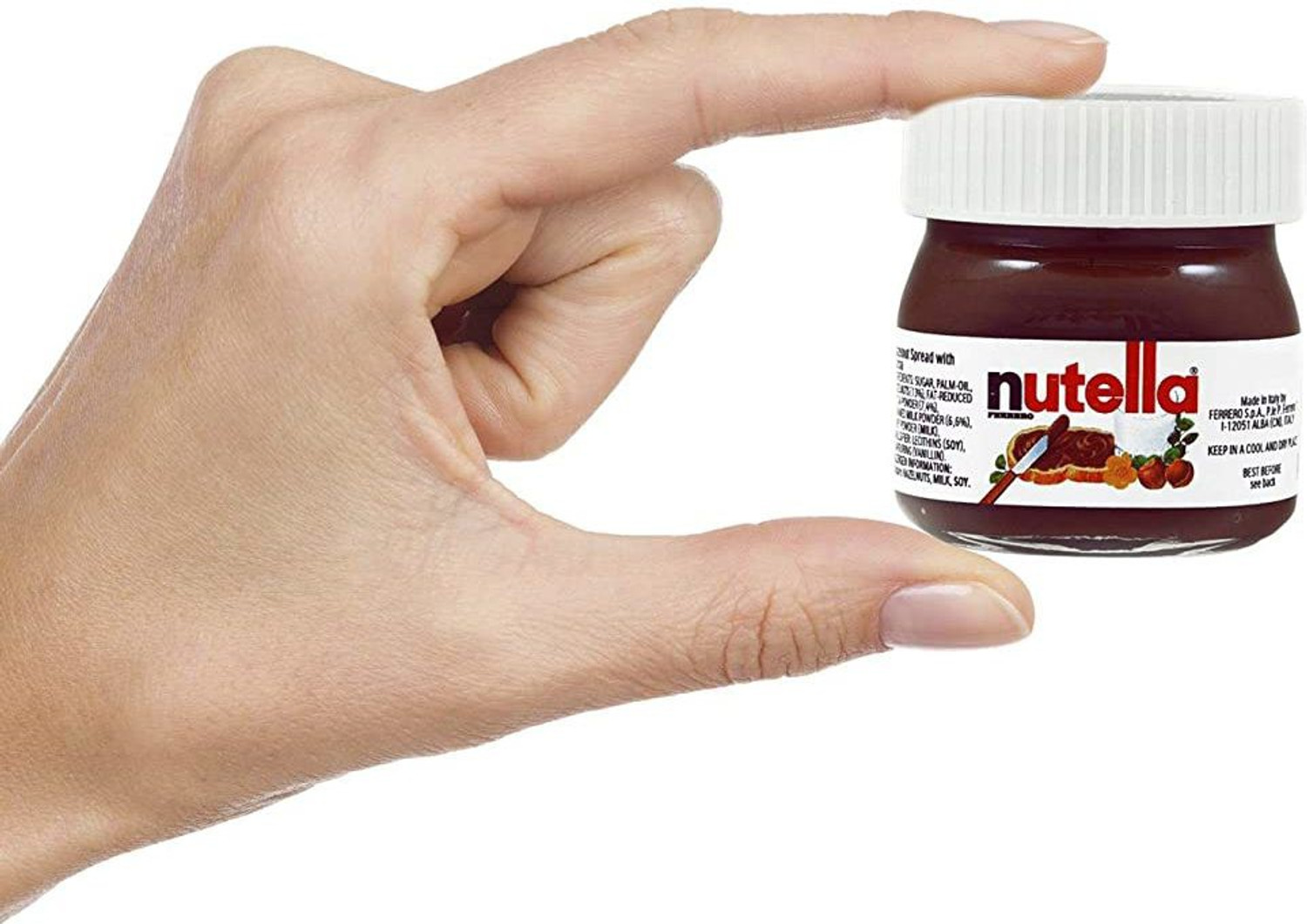 Image of nutella Chocolate Hazelnut Spread (Imported) (Pack Of 3) (25g Each)