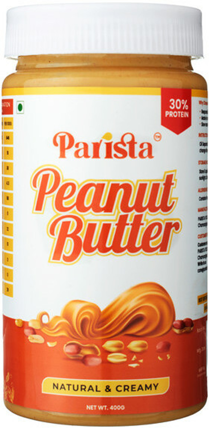 Image of Healthronix Natural Crunchy Peanut Butter, 340 g (0.34 kg)