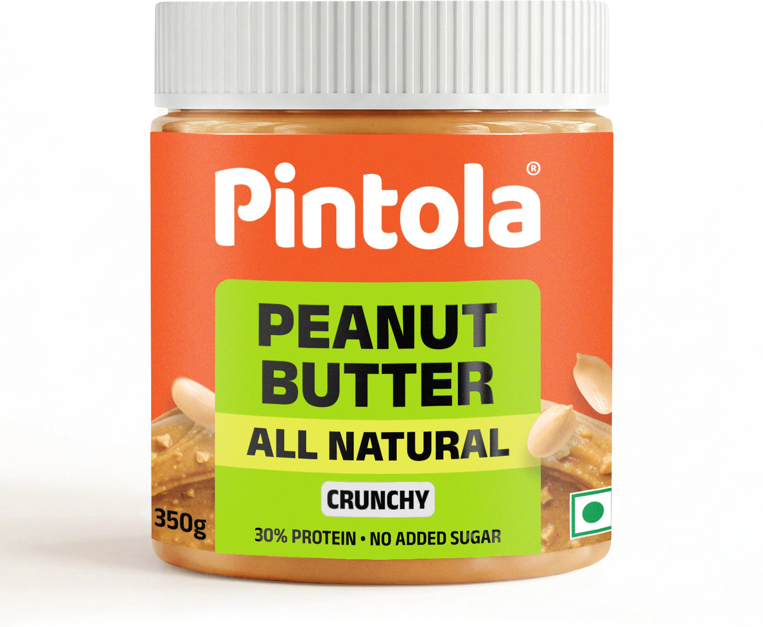 Pintola All Natural Crunchy Peanut Butter 350g – ₹134