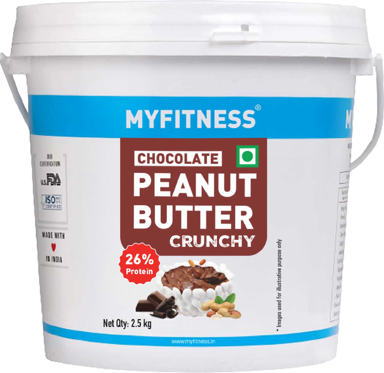 MYFITNESS Chocolate Peanut Butter crunchy 2500 g