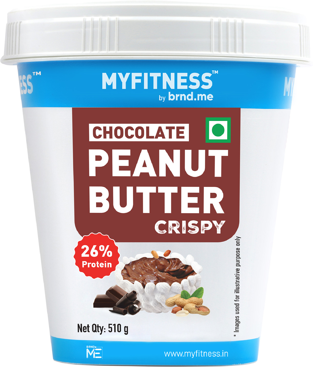 MYFITNESS Chocolate Peanut Butter Crispy 510 g