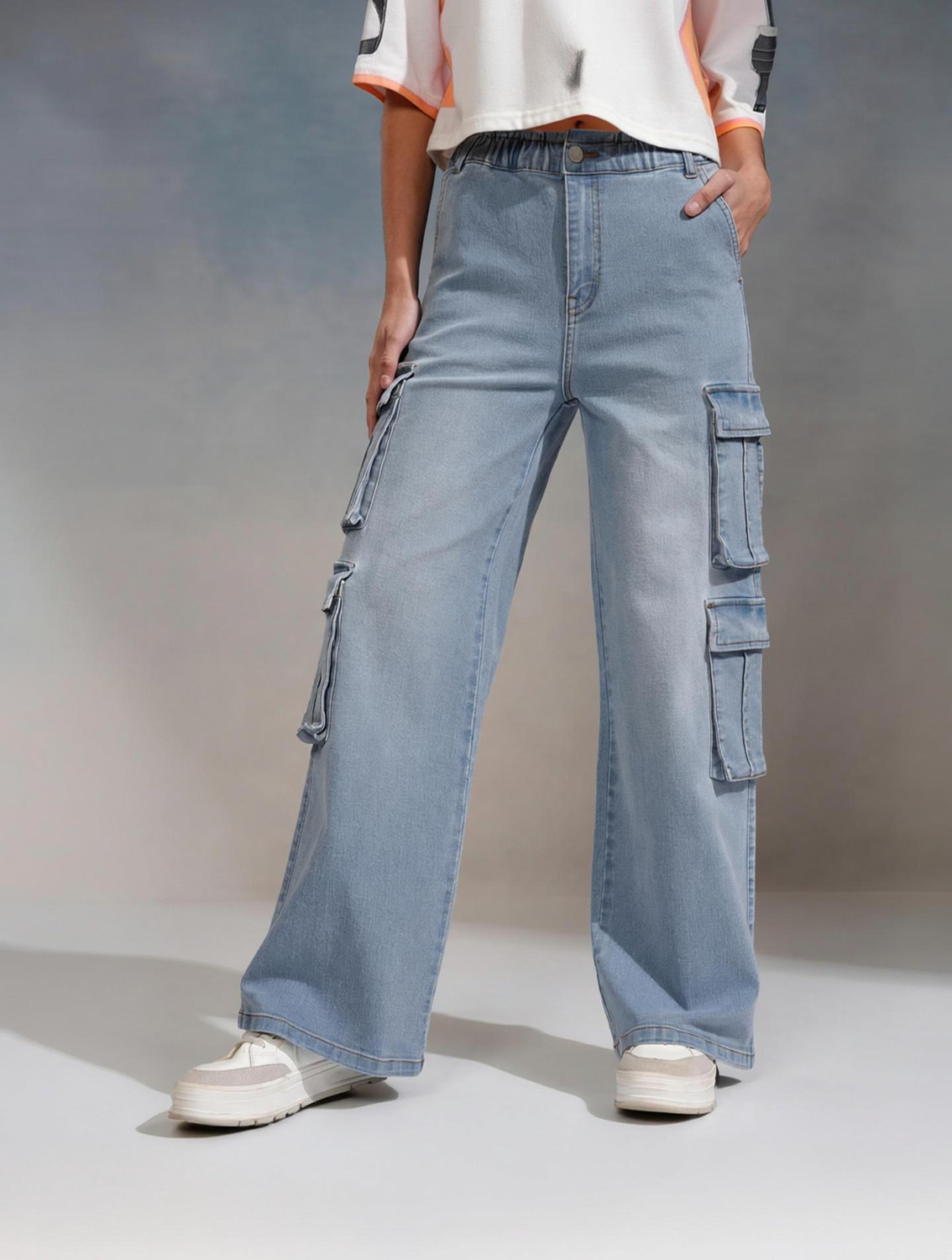 Tokyo Talkies Straight Fit Women Light Blue Jeans