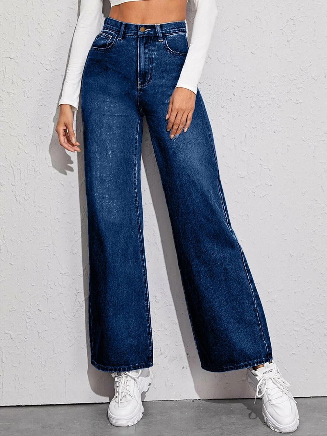 Image of Zuya Women Regular High Rise Blue Jeans