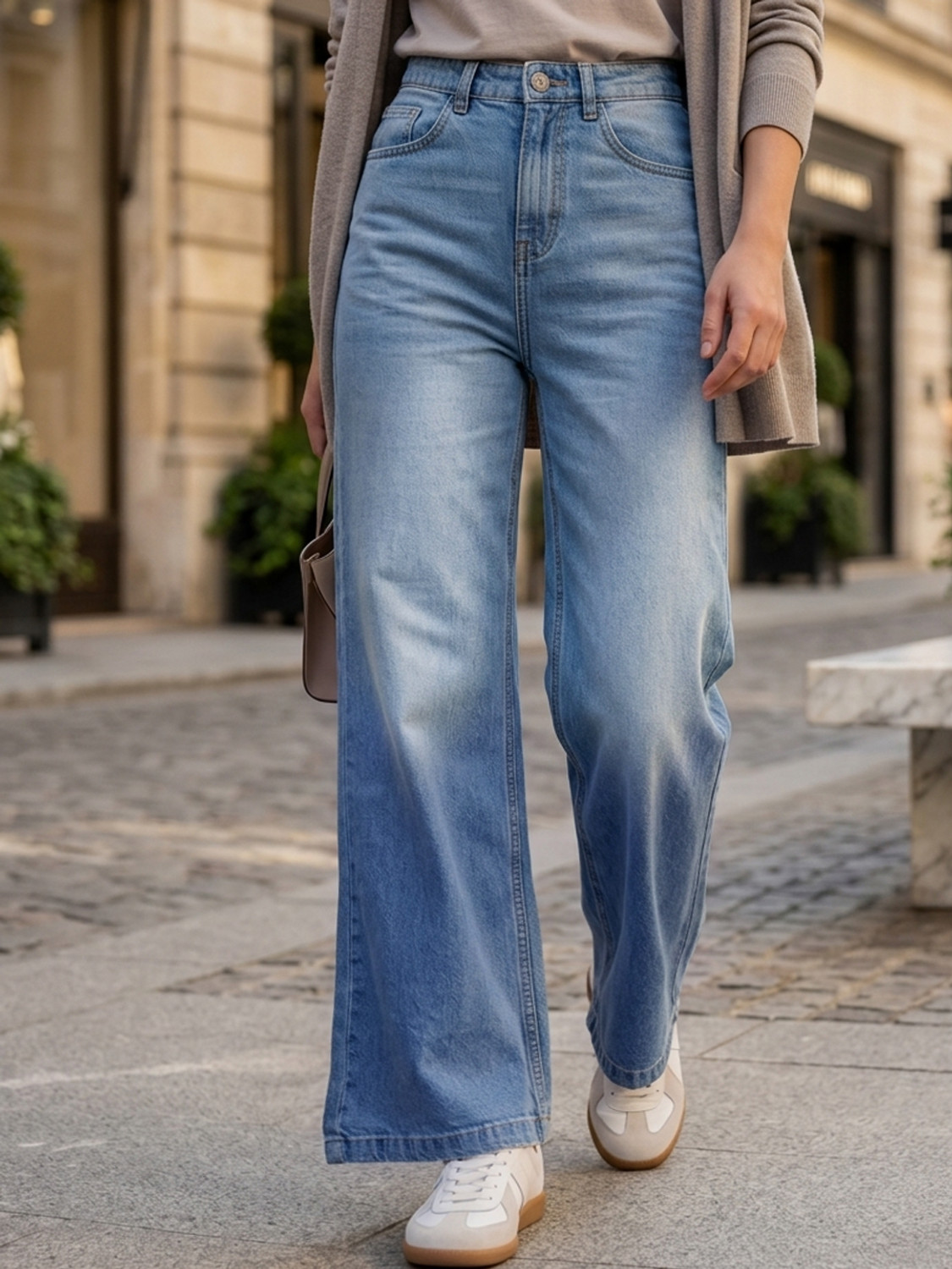 Image of Zuya Women Regular High Rise Blue Jeans