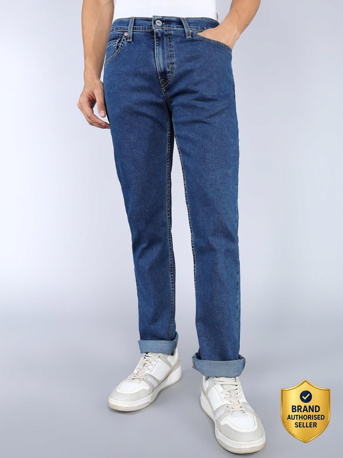 levi s slim men blue jeans