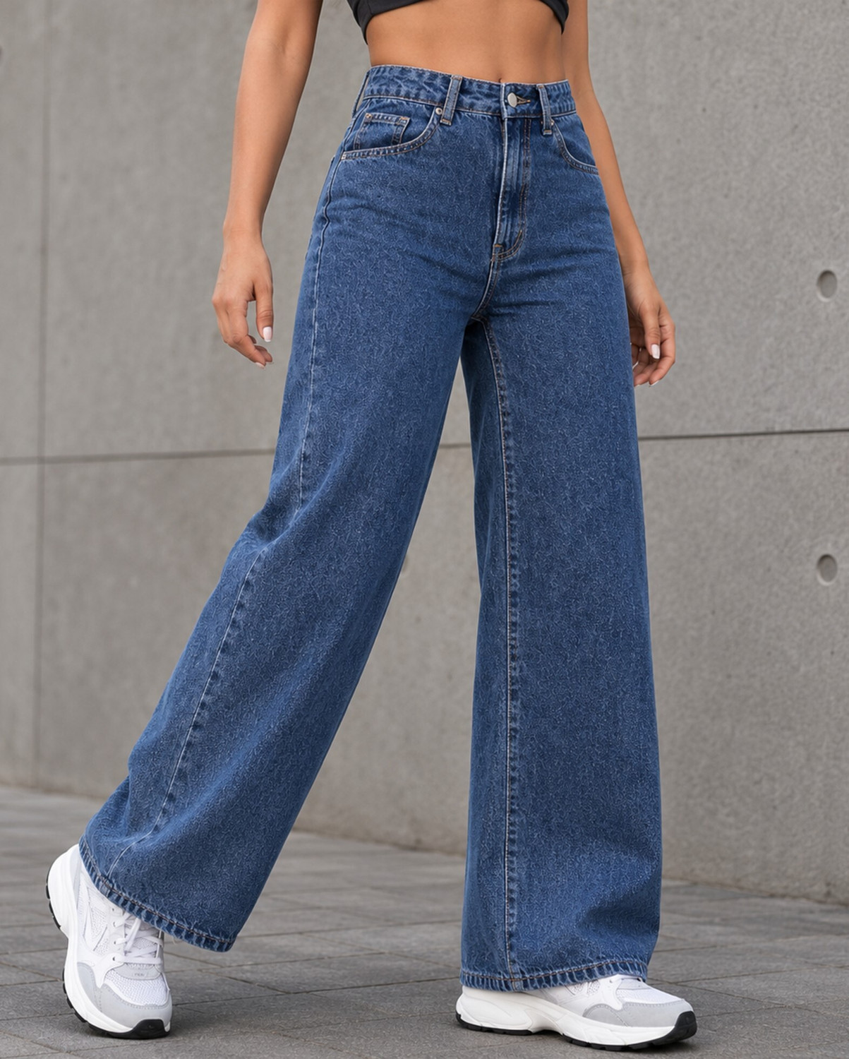 Image of Zuya Women Regular High Rise Blue Jeans
