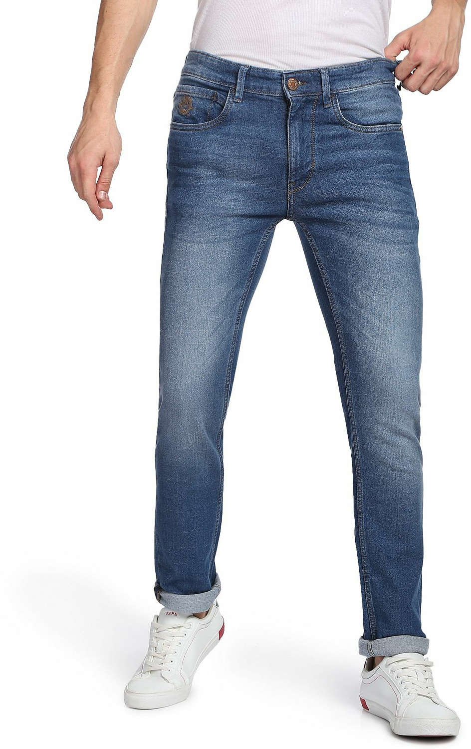 Image of U.S. POLO ASSN. Skinny Men Blue Jeans