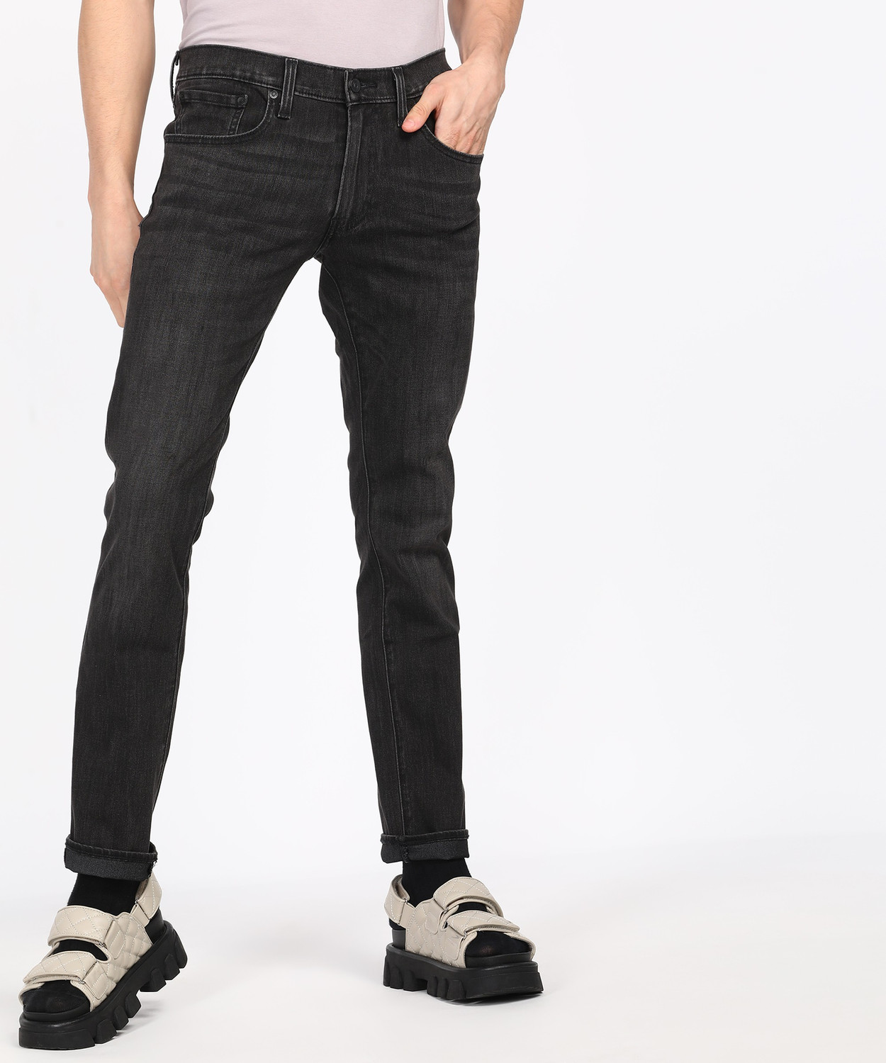 Mens black skinny levi jeans outlet