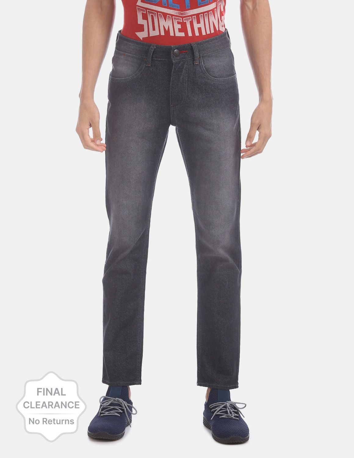 Image of NEWPORT Slim Men Grey Jeans