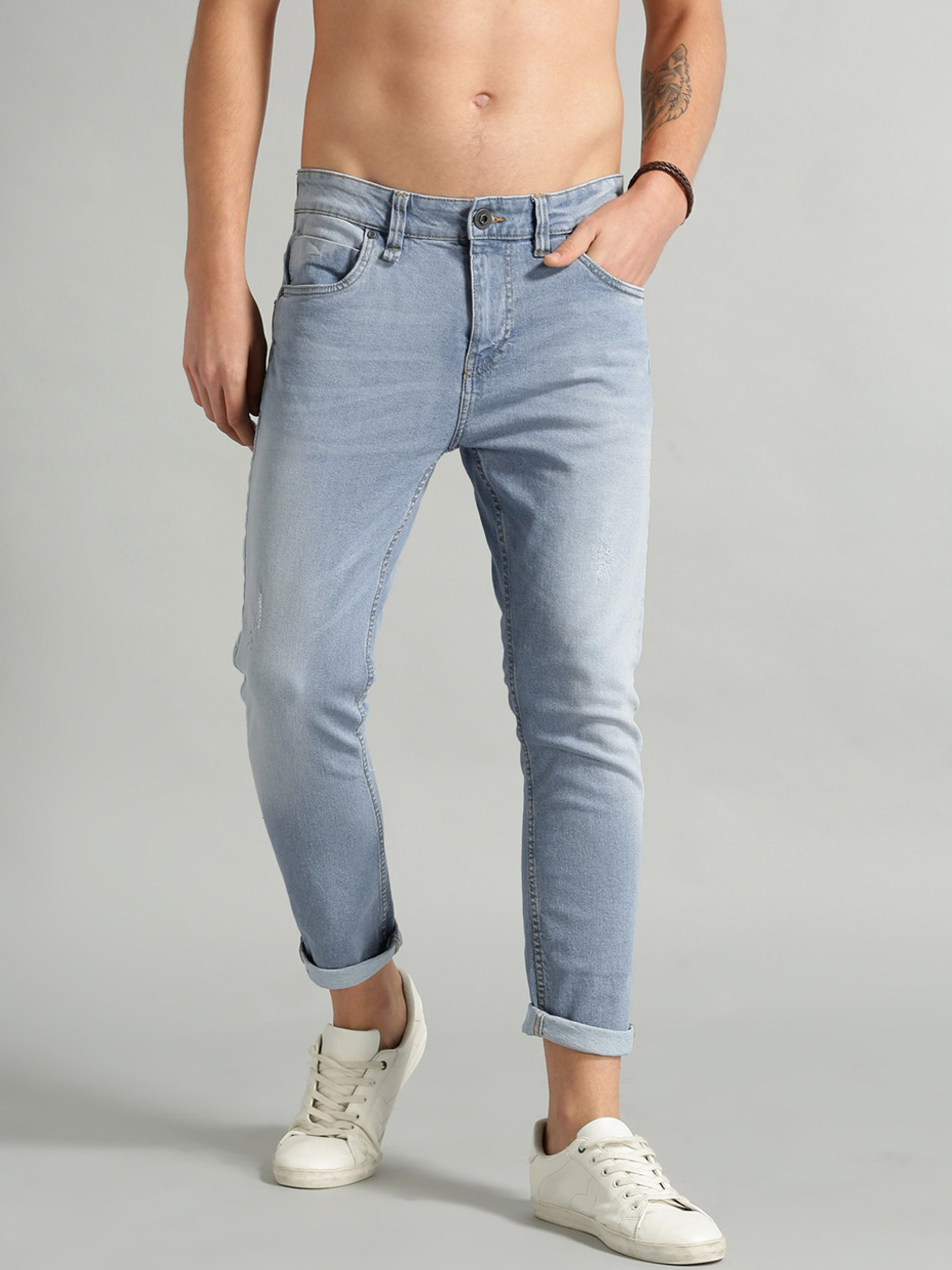 Roadster Super Skinny Men Blue Jeans Price History