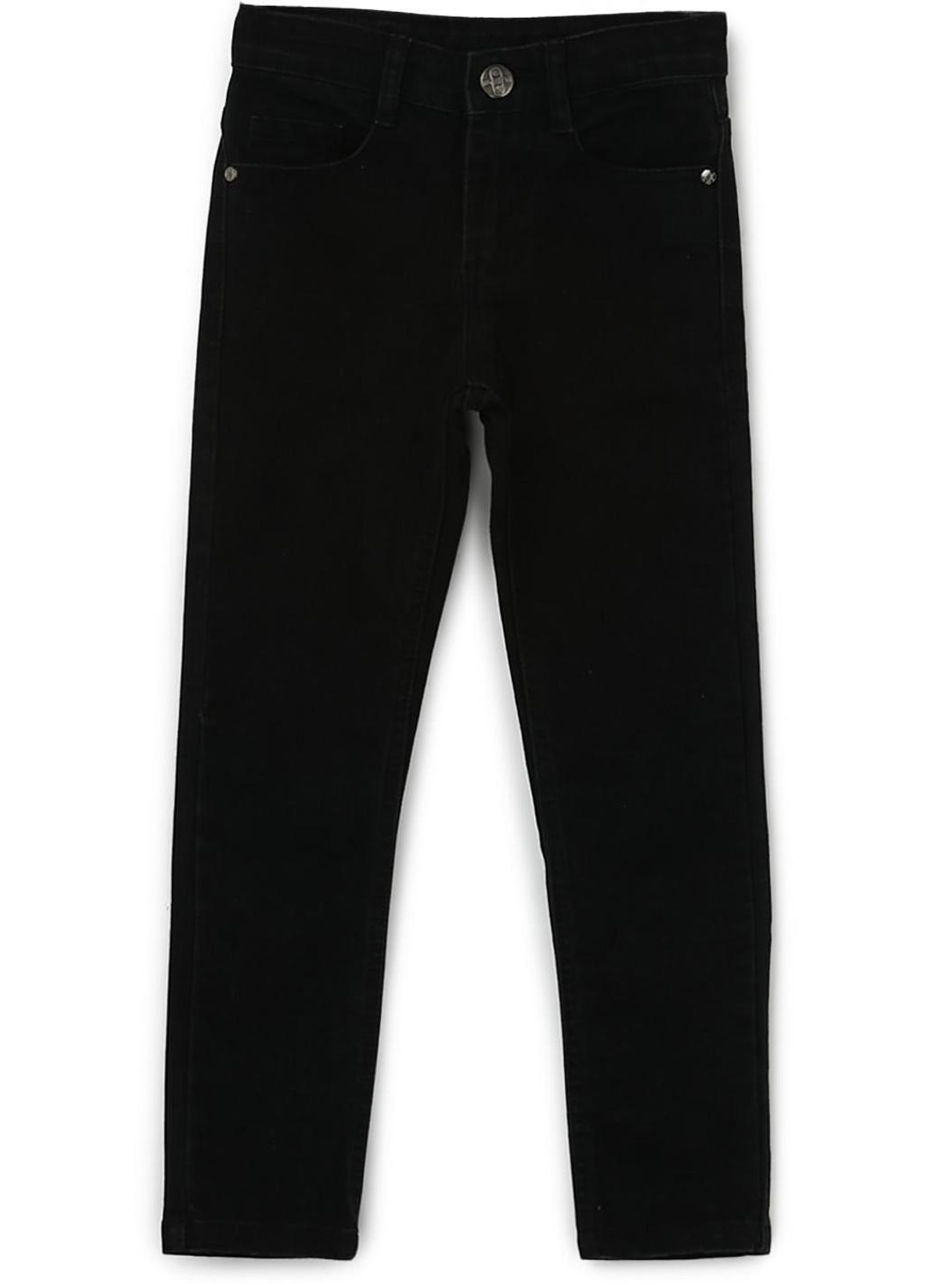 Image of ARTVISION Boys Loose Fit Mid Rise Dark Grey Jeans