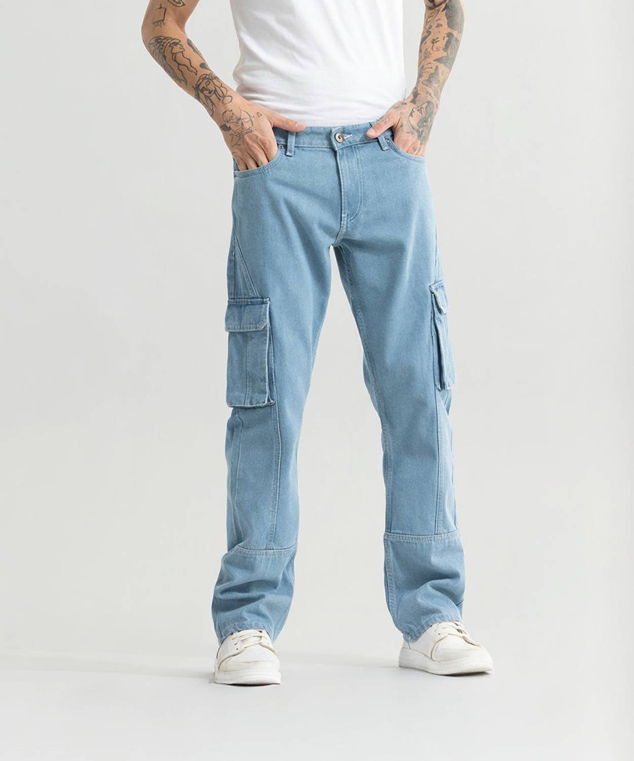 Snitch Regular Men Blue Jeans