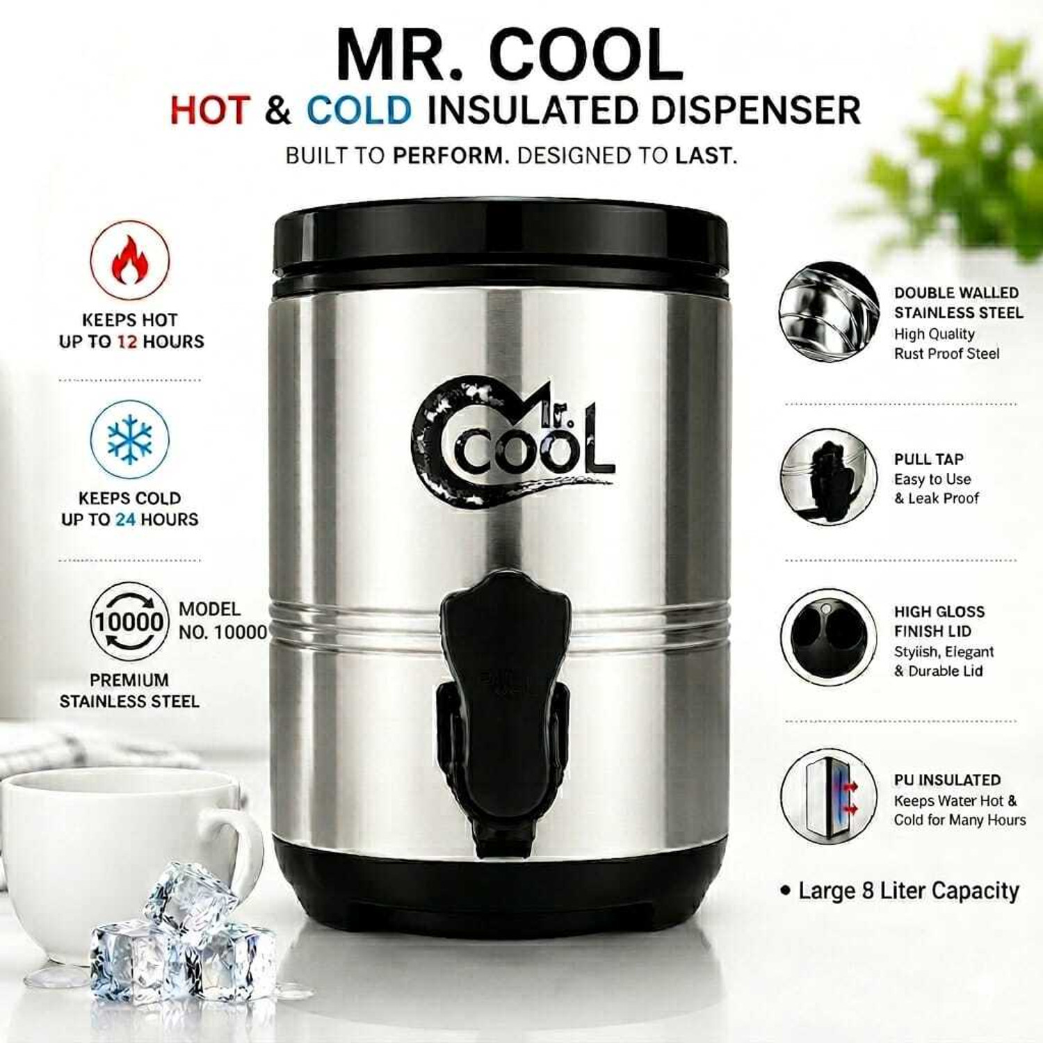 Image of VADIK 2 L Copper Water Jug