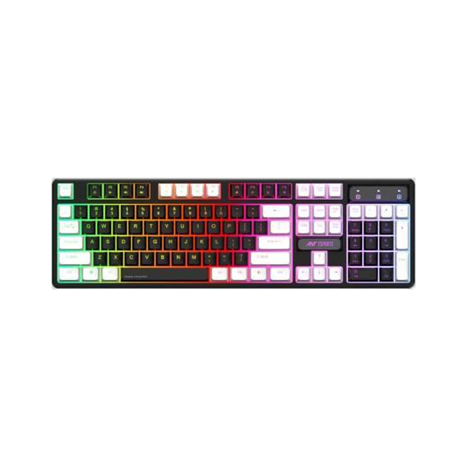 Ant Esports MK1450 Pro / Backlit Membrane with Mixed Color Lighting Wired USB Gaming Keyboard
