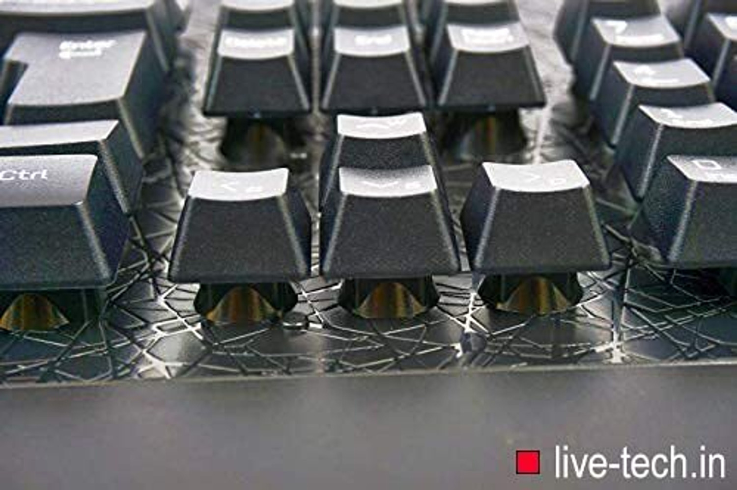 Image of Live Tech KB03 Wired USB Standard Gaming Keyboard Compatible with Desktop, Laptop, Mac (Black)