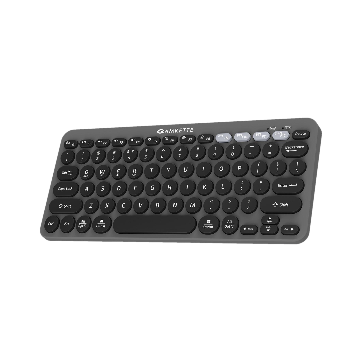AMKETTE Optimus 4 in 1 Compact Bluetooth, Wireless Laptop Keyboard