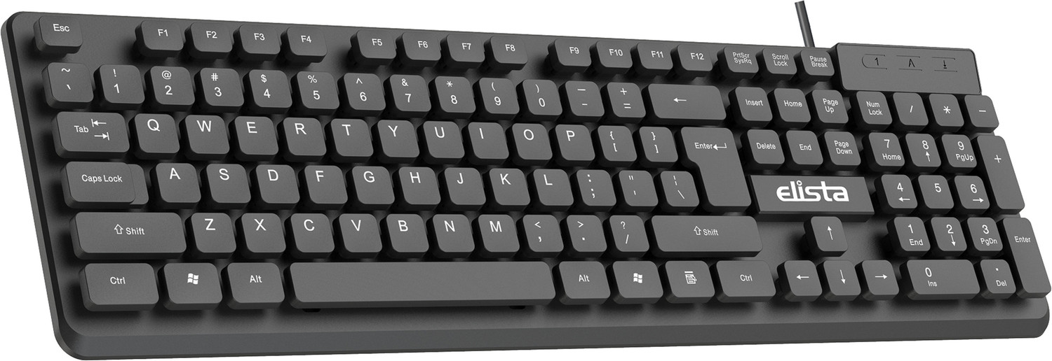 Elista ELS WK-710 Wired USB Keyboard – Multi‑Device, ₹298