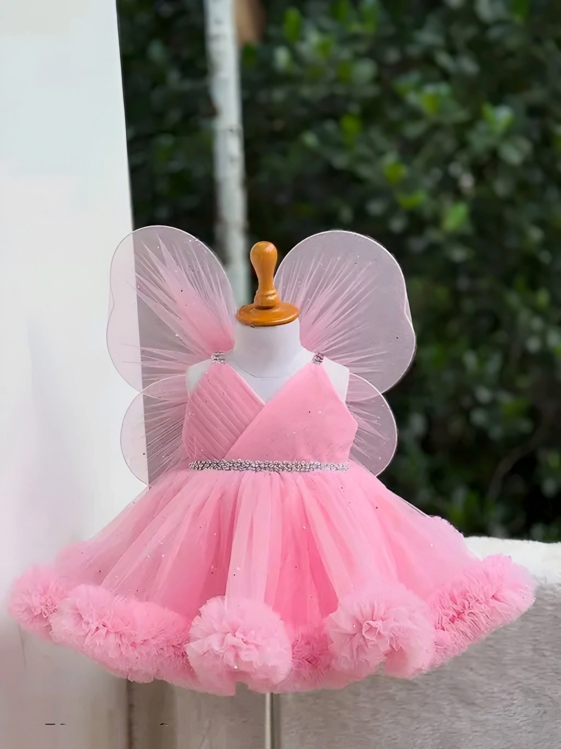 Image of Hipposippo Girls Below Knee Party Dress (Purple, Sleeveless)