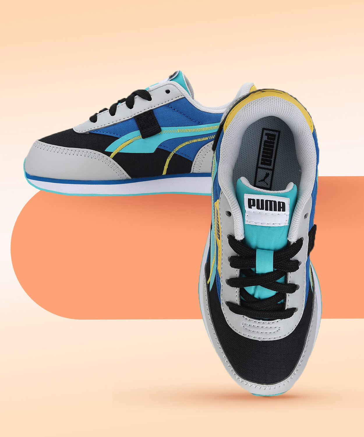 PUMA Boys Girls Lace Sneakers Price History
