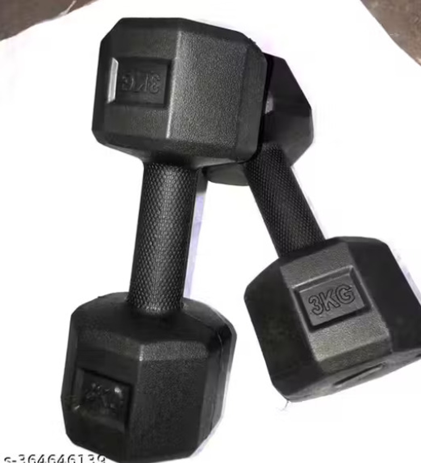Image of WILORA 6 kg 3KG HEXA DUMBBELL SET (2PC'S*3KG'S=6KG'S) FOR HOME WORKOUT Home Gym Combo