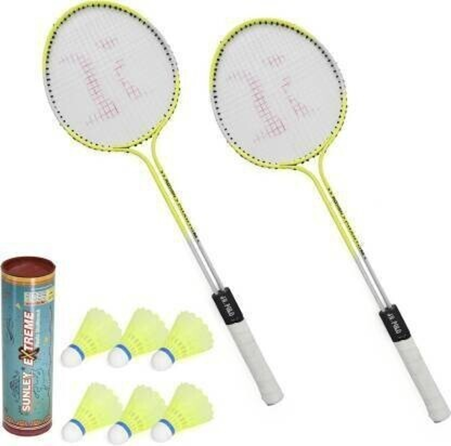 Image of saipro ROXON Phantom Badminton Racquet Set Of 2 Piece With 6 Piece Badminton Kit