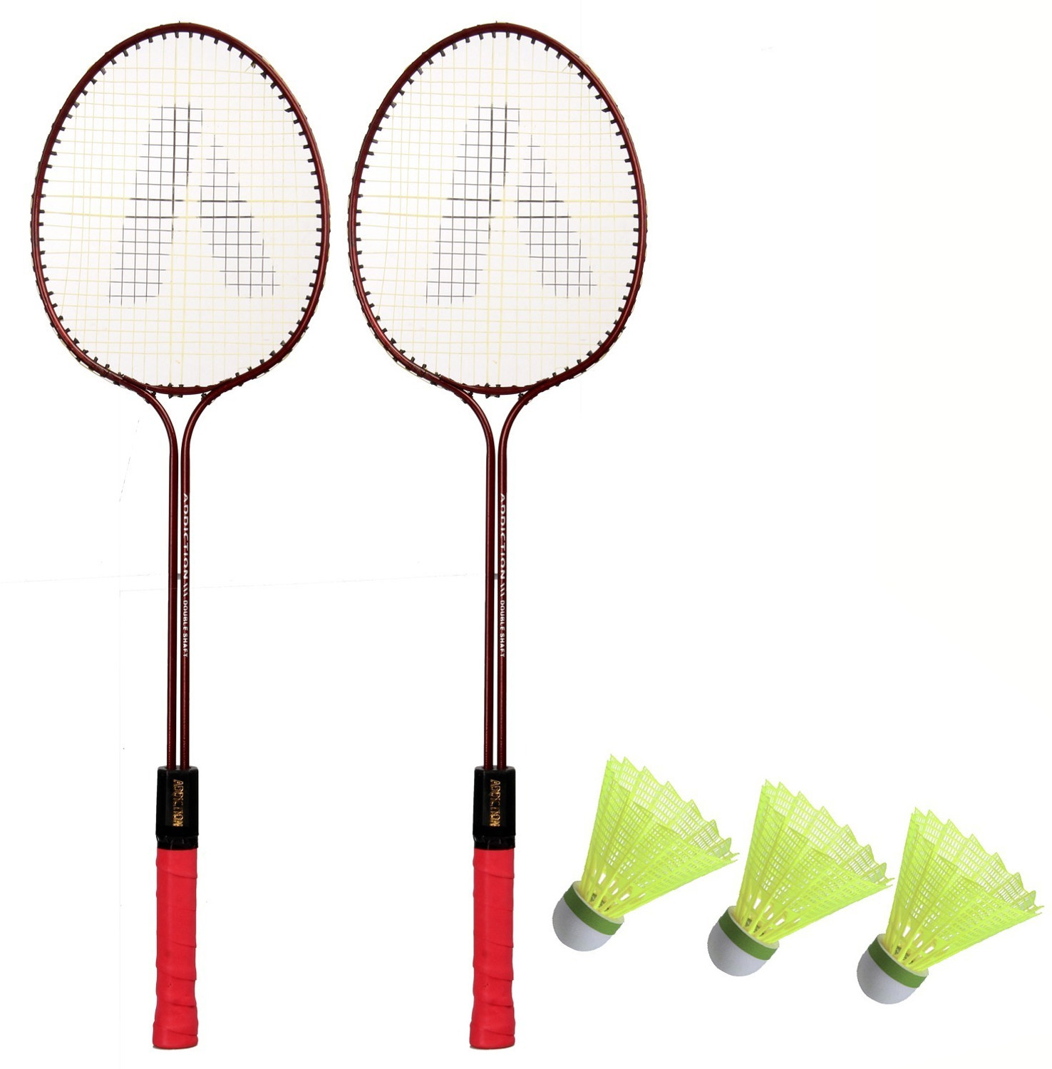 Image of saipro ROXON Phantom Badminton Racquet Set Of 2 Piece With 6 Piece Badminton Kit